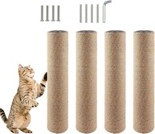 4 Pcs Cat Scratching Post Replacement for Indoor 15.7 x 3.1 Inches Cats Tree