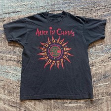 HOT! Alice In Chains Logo Unisex Black Cotton...