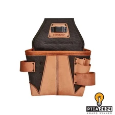 FIRM GRIP Build-A-Rig Hybrid Leather/Nylon Carpenter Tool Pouch