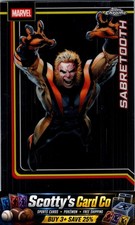 2026 Topps Chrome Marvel Comics Sabretooth #144