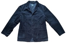 Polo Jeans Co Ralph Lauren Corduroy Blazer Jacket Black Size XL