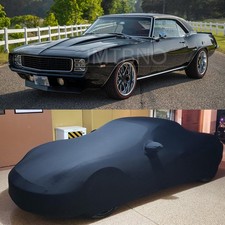 Car Cover Indoor Satin Stretch Dust Proof Scratch For Chevrolet Camaro 1967-1969