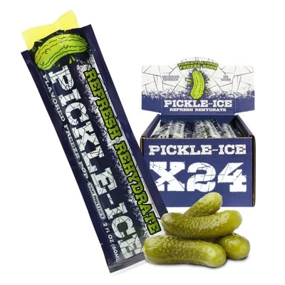 VAN HOLTEN'S PICKLES - Pickle-Ice Freeze Pops - Twin Pack with 48 Freeze Pops