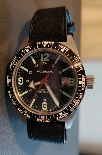 Orologio automatico WOLBROOK Skindiver World Timer