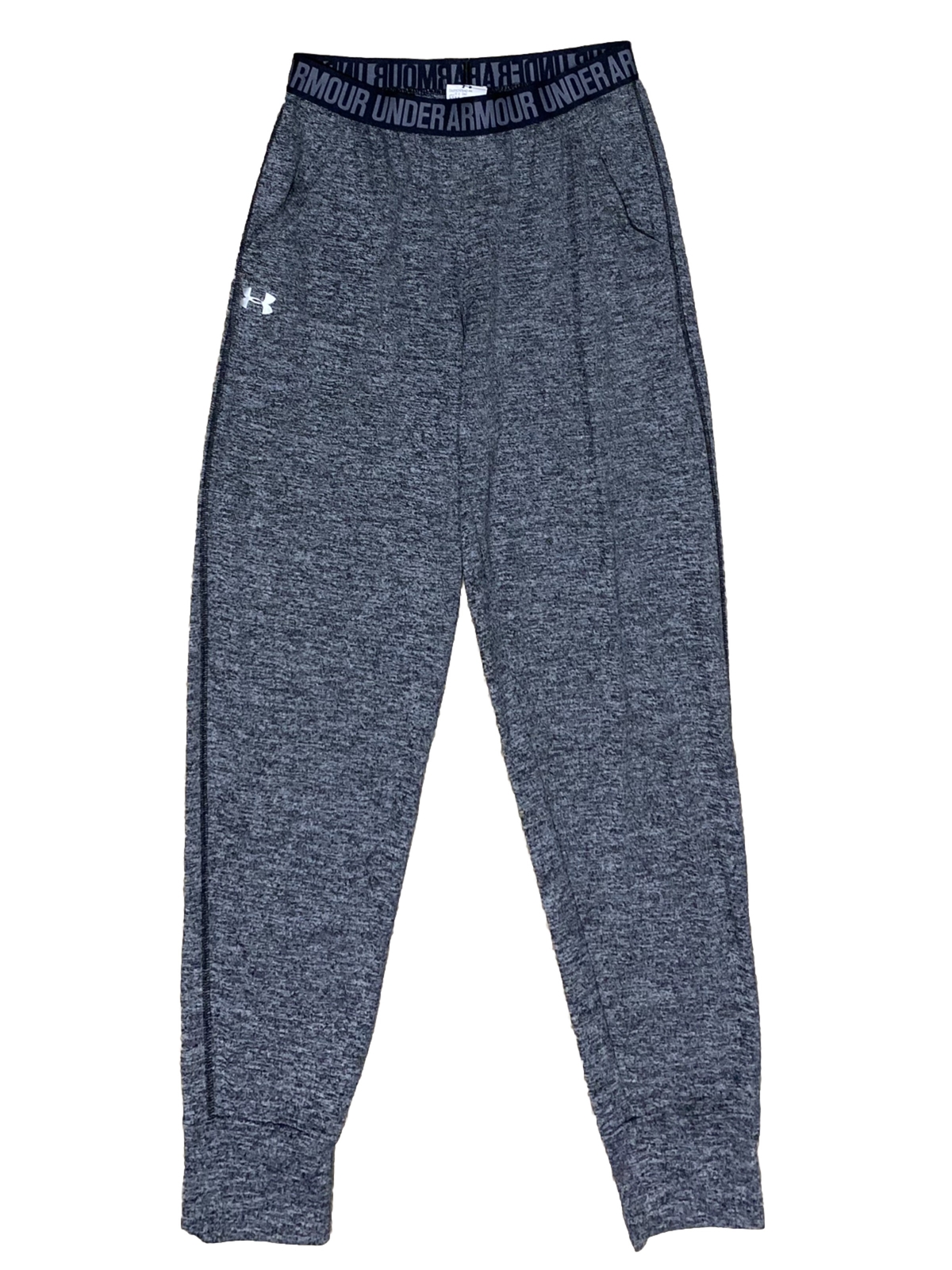 Under Armour Joggers Mens Lounge Pants Athletic Sports S Gray Pockets Heat Gear thumbnail 8