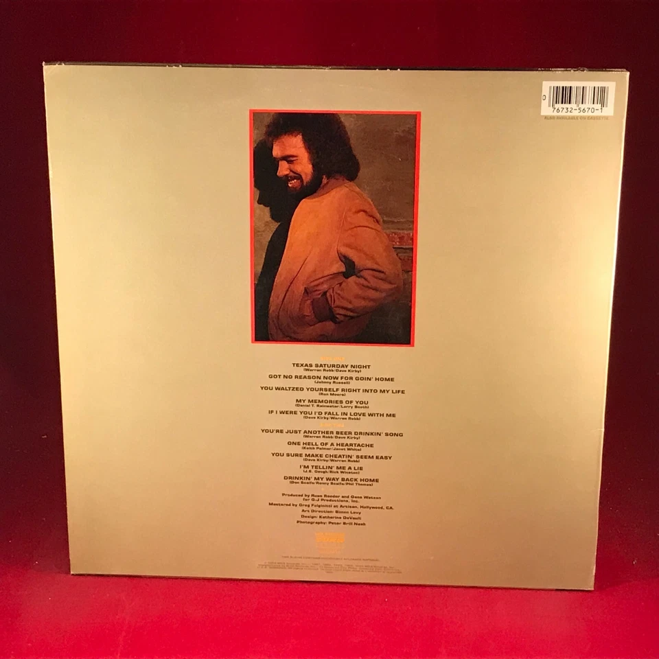 GENE WATSON Texas Saturday Night 1985 USA Vinyl LP EXCELLENT CONDITION - Image 2 of 4