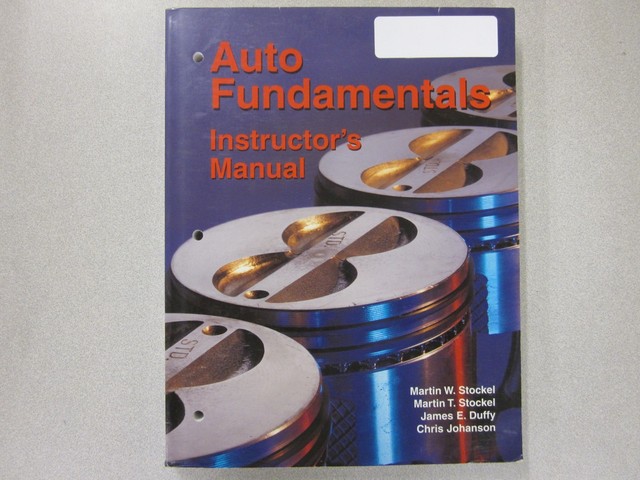 auto fundamentals martin stockel