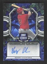 Sonny Dichiara 2023 Panini Elite Extra Edition Hidden Gems Blue Auto #HG-SDC