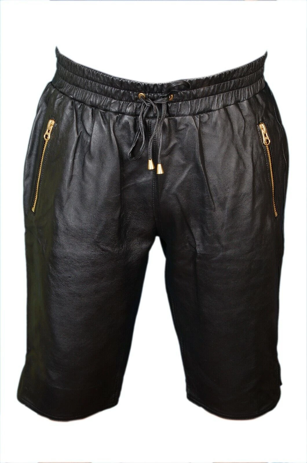 Handmade Leather Shorts For Mens Genuine Soft Lambskin Gym Boxer Shorts Pant