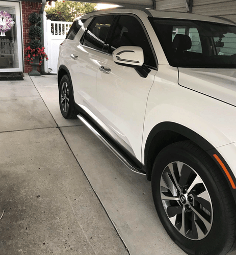 Fits for Hyundai Palisade 2019-2024 Fixed Side Step Running Board Nerf Bar - Picture 4 of 12