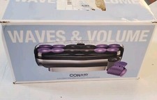 Conair Ceramic 1 1/2-inch Super Clips Included 12 Hot Flocked Rollers Waves