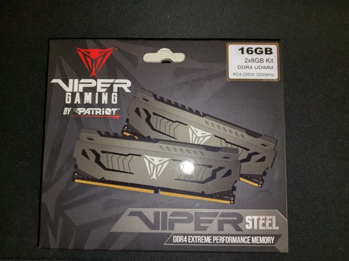 Patriot Viper Steel DDR4 16GB (2 x 8GB) 3200MHz Memory Kit
