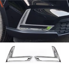 For 2023 2024 Honda CRV CR-V ABS Chrome Front Fog Light Cover Trim 2PCS NEW