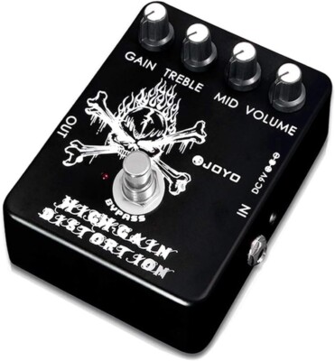 Joyo High Gain Verzerrung Pedal von AC/DC Crunch bis Heavy Metal JF-04 Bypass