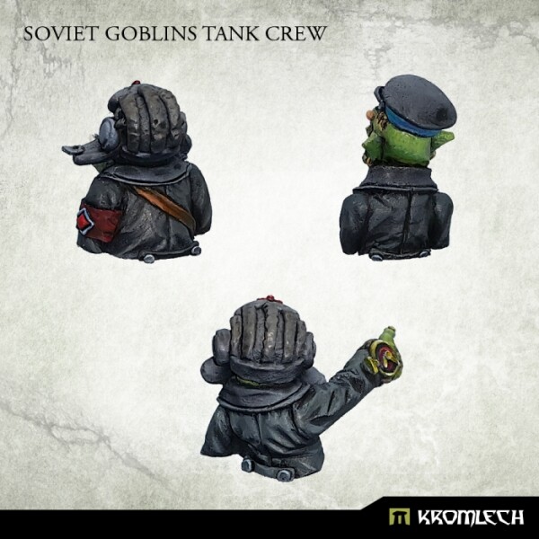 Kromlech Orco Goblin Sovietici Carro Armato Equipaggio - Modello KRM136 Nuovo