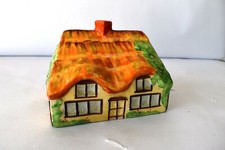 Vintage Cottage Ware Formaggio Piatto Inglese IN Paglia Burro Cover Ceramica "