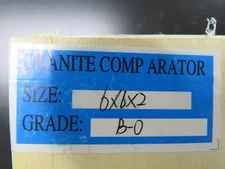 6"x6"x2" Grade B Granite Surface Plate - 50 pcs of Lapping Film