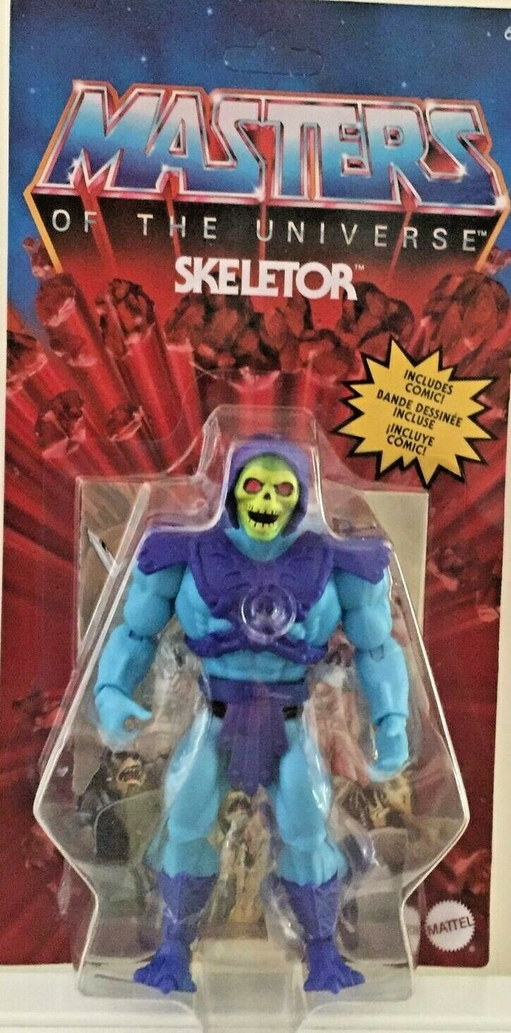 Masters Of The Universe Origins SKELETOR Action Figure Mattel Mouth Open Version