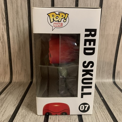 Red Skull Marvel Funko Pop #07 Rare & Vaults Grail Captain America With Stack - Bild 7 von 11