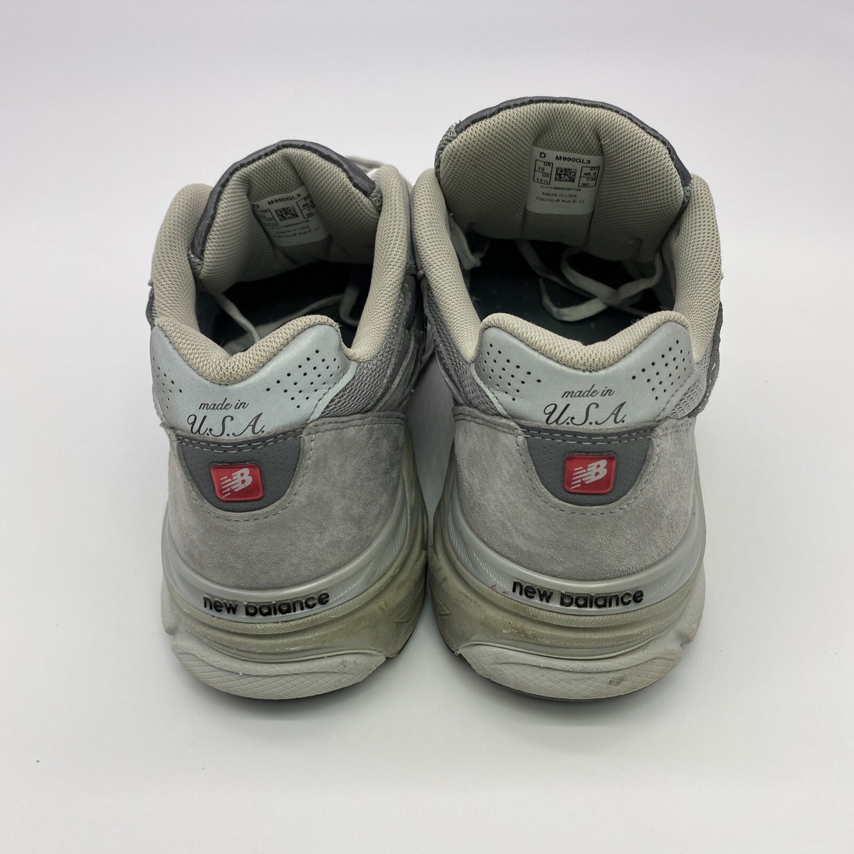 NEW BALANCE 990V3 GREY M990GL3 MEN'S 12 D USA HERITAGE MADE NEW BALANCE 990V3 GREY M990GL3 MEN'S 12 D USA HERITAGE MADE