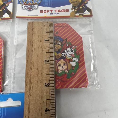 Nickelodeon Paw Patrol Christmas Gift Tags 3 Packs (30 Total) NEW/SEALED - Picture 3 of 7