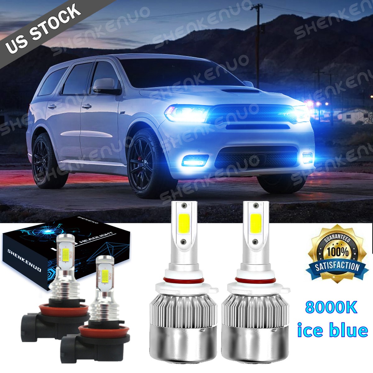 Headlamp and Fog Lamp Kit | DODGE DURANGO CITADEL 2019 Headlamp and Fog Lamp Kit | DODGE DURANGO CITADEL 2019