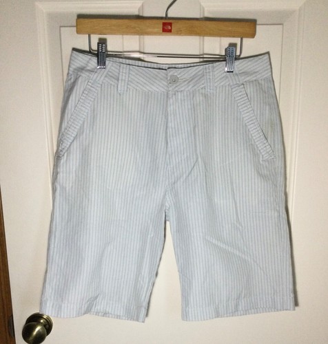 Quiksilver Shorts Herren 31 Taschen blau Nadelstreifen Polyester - Bild 2 von 12