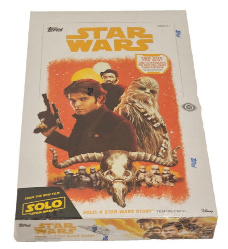 2018 Topps Star Wars SOLO: A Star Wars Story Hobby Box - New, Factory Sealed