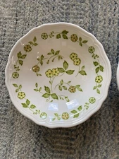 Vtg Petite Flora Serving Bowl 9.5” X 2.5”