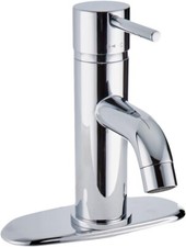 Polished Chrome Single-Handle Bathroom/Lavatory Faucet Without Waste JRLM-900-DA