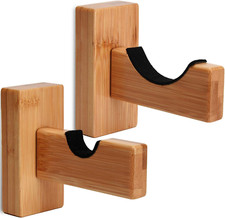 TOBWOLF 2PCS Baseball Bat Wall Mount Display Rack, Horizontal Display Bat Hanger