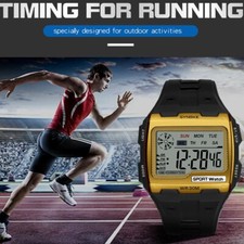 Waterproof Fashion Sport Digital Watch Military LED Backlight Wristwatch For Men