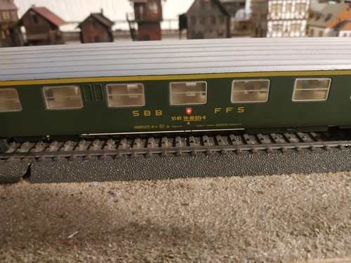 LILLIPUT SBB FFS 5185 19-80024-8 LONG PASSENGER WAGON, SCALE HO - Picture 4 of 9