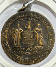 1937 Victoria Australia Royal Coronation of George VI Bronze Medal