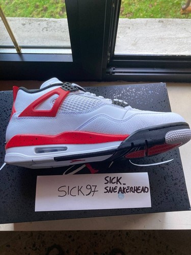 jordan 4 red cement EU 44,5 US 10,5 UK 9,5 - Bild 2 von 4