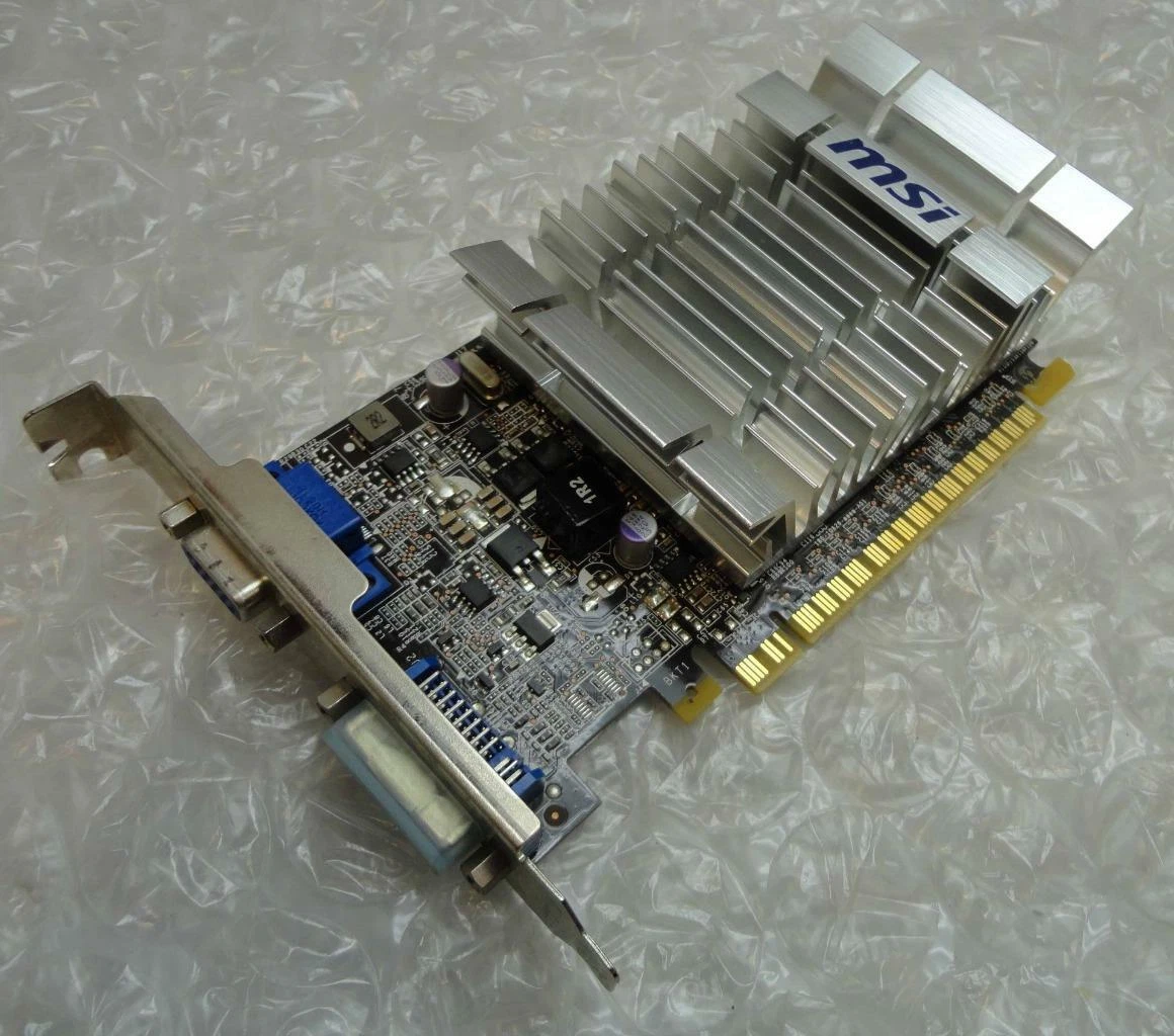 Genuine 512MB Nvidia N210 D512D2H GeForce 210 VGA DVI PCIe Graphics Video Card