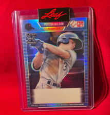 Peyton Wilson Leaf Pro Set Metal Pre Production Proof 1/1 RC