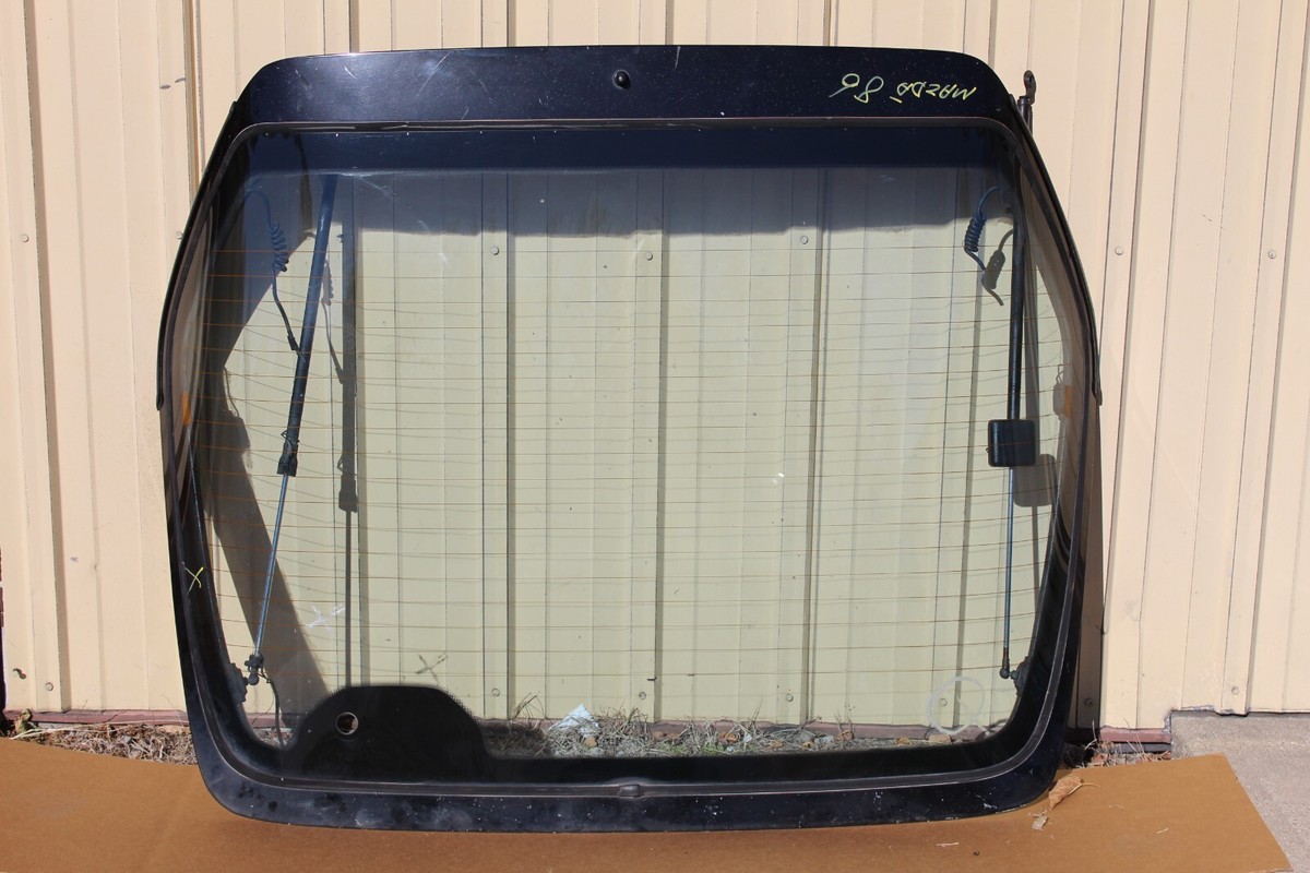 86-91 MAZDA RX-7 REAR HATCH BACK WINDOW GLASS OEM | eBay