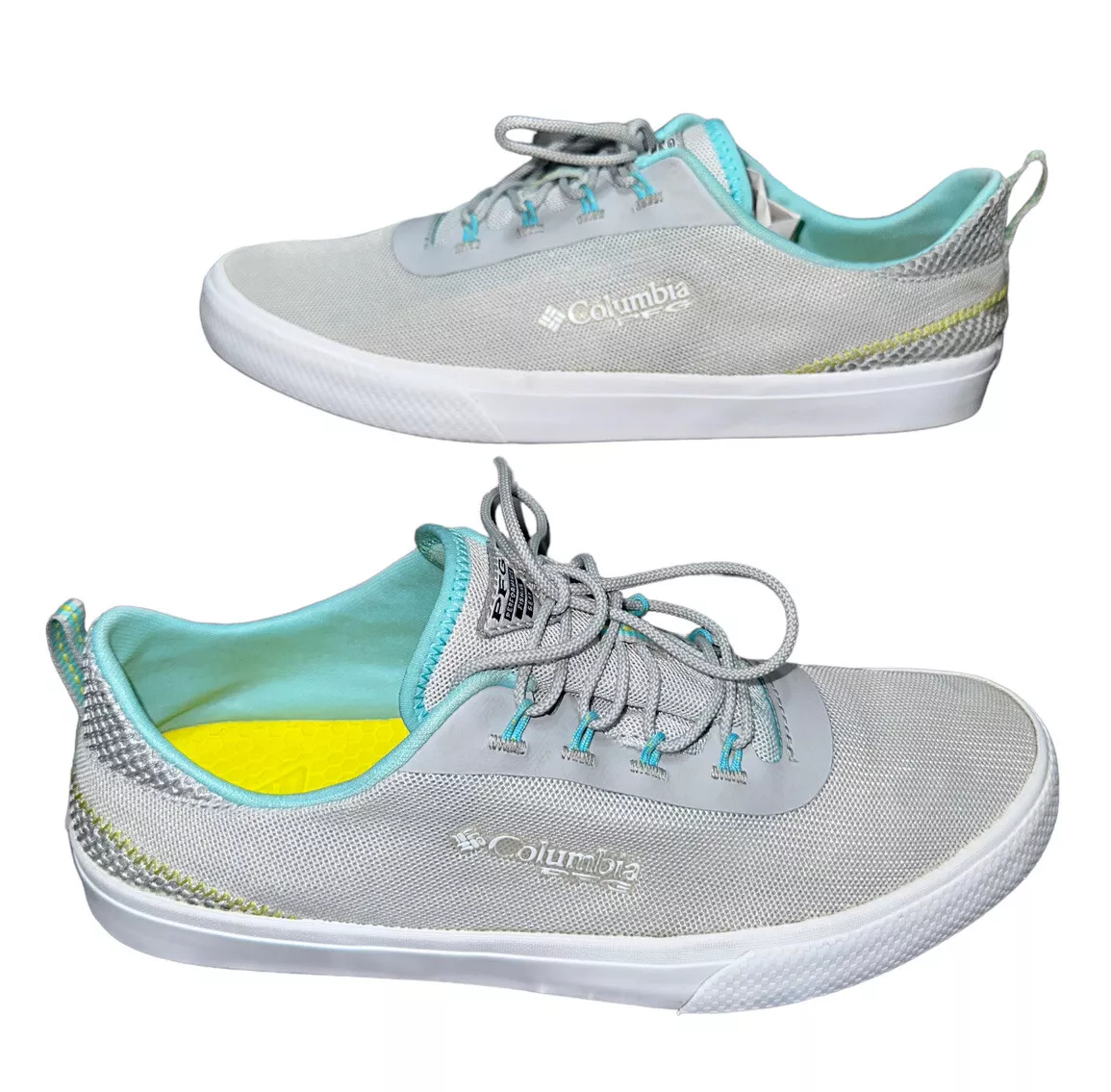 COLUMBIA PFG WOMENS SLIP ON SHOES GRAY ZYNTHETIC UPPER SIZE 8.5 eBay
