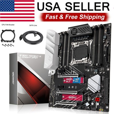 LGA 2011-3 X99 Motherboard DDR4 ECC NON-ECC RAM with WIFI NVME M.2 for E5 V3 V4