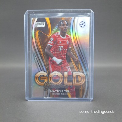 Topps Stadium Club Chrome UCL 2022/23 Mathys Tel Bayern München Glimpses of Gold