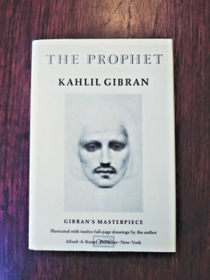The Prophet by Kahlil Gibran, Rare 1965 Printing , Hardcover with DJ, Excellent