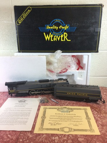 Locomotora y licitadora Weaver X8444 Union Pacific FEF-3 4-8-4 Northern #8444 con caja | Zustand: Used