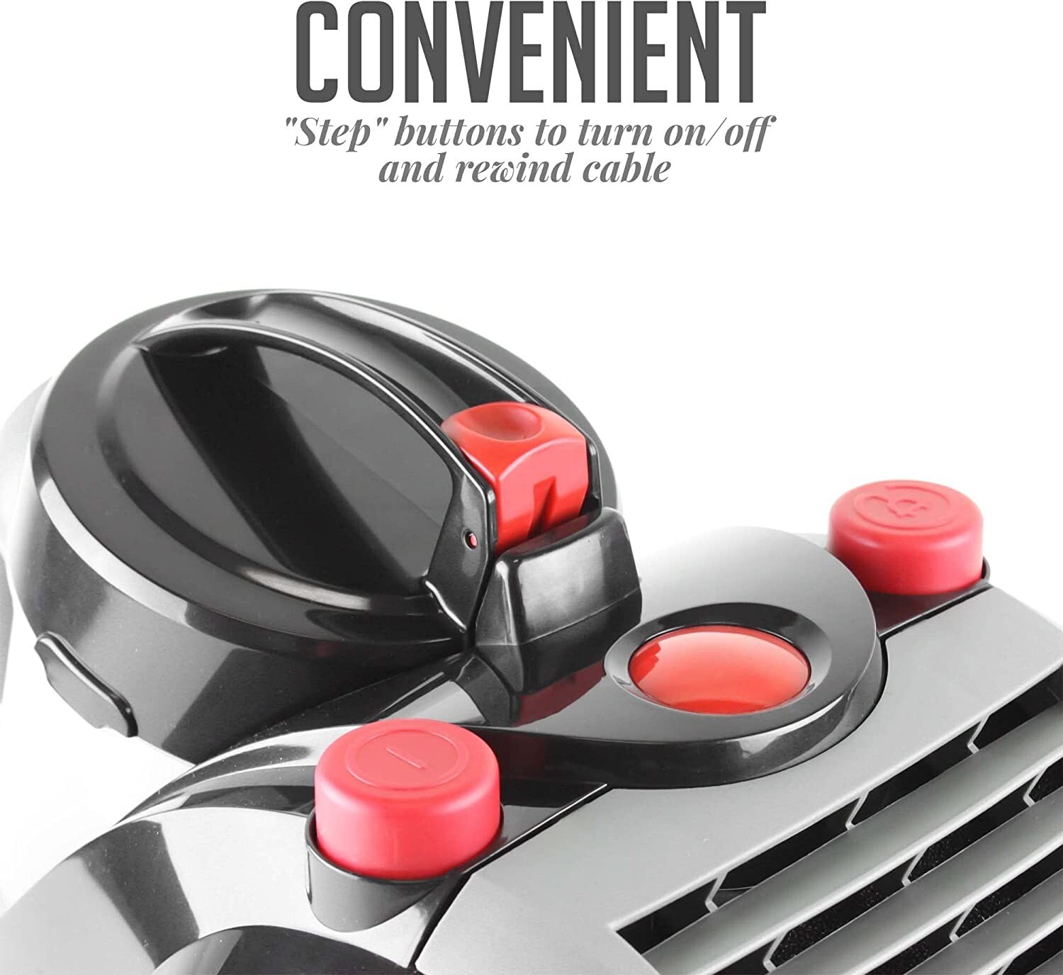 Ovente Bagless Canister Cyclonic Vacuum Cleaner with Pet/Sofa Brush