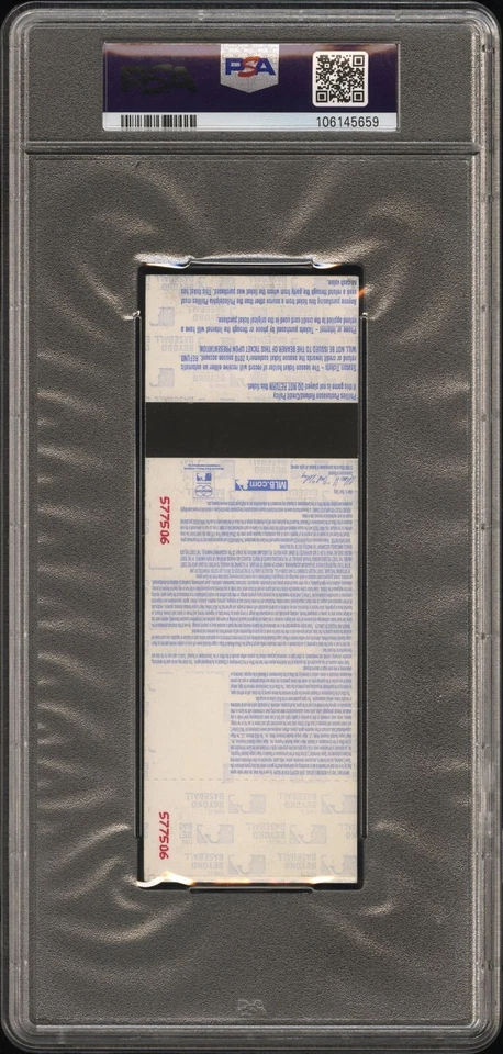 2009 WORLD SERIES TICKETs YANKEES-7PHILLIES-4 NOV 1 JOBA CHAM-BRAD LIDGE PSA 3,4 - Image 2 of 3
