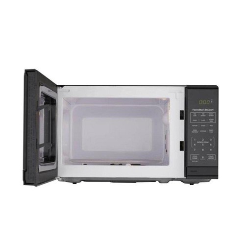 Hamilton Beach 0.7 cu ft 700W Compact Size Microwave, Black - Picture 2 of 9