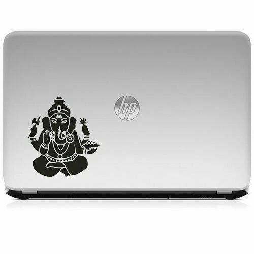 Ganesha Elephant Hindu Die Cut Vinyl Decal Sticker for Macbook Air Pro Laptop - Image 3 of 4