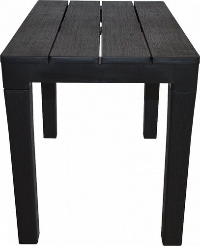 Gartenmöbel Balkonmöbel 2 Sitzbänke Anthrazit Rattan Kunststoff Terrasse Garten - Bild 6 von 8