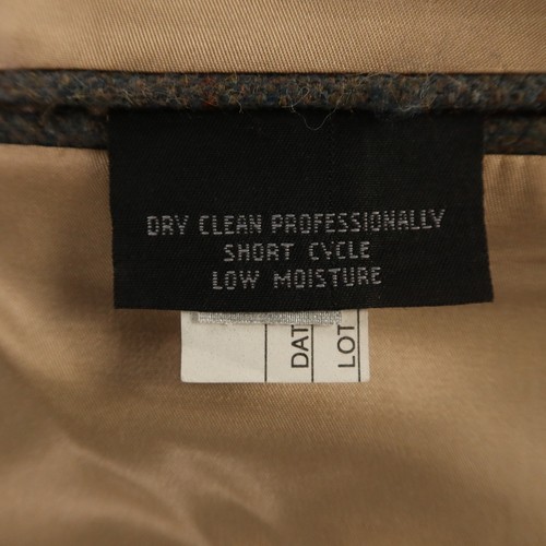 VTG Christian Dior Jacket XL Windowpane Check Marled 100% Wool Tweed Blazer 48R - Picture 8 of 18