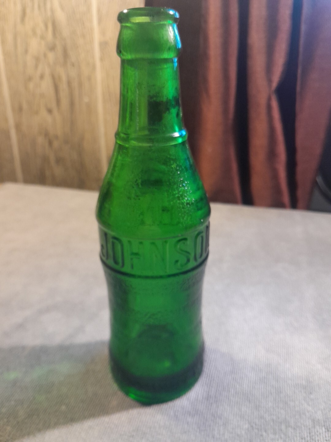 Vintage Johnson Green Soda Bottle CocaCola Bottling Co. Statesville NC eBay